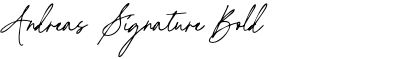 Andreas Signature Bold